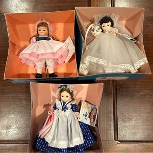 Madam Alexander Dolls- Bride, Betsy Ross, Jill